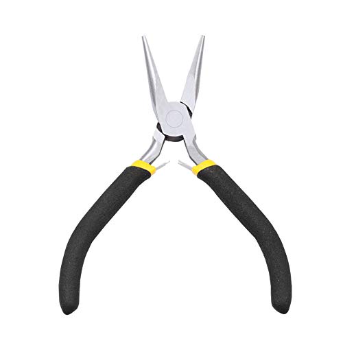 Image of Mini Long Nose Pliers for Jewelry Making 4.5-Inch Needle Nose Pliers with Smooth Jaw Chain Nose Pliers Spring Loaded Pliers Jewelry Repair Pliers Beading Jewelry Repair Tool