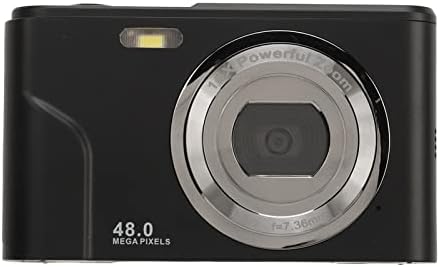 48MP Digital Camera 16X Zoom, 1080P, 2.4 Inch Display, Compact Camera for Travel, Graduation, Wedding Ceremonies Star Black