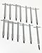 Muscle Car Silver Anodized Aluminum Valve Cover T-Bar Set Of 14