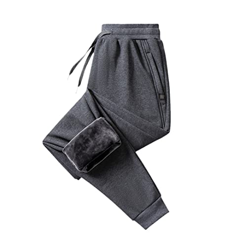 Pantalon cargo d'hiver épais grande taille en coton chaud pour homme