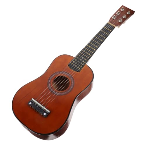 Toddmomy Guitarra De Juguete para Guitarra Educativa para Ukelele Pequeño Guitarra para Principiantes Guitarra De Madera Juguete De Guitarra De Madera Ukelele para Instrumento