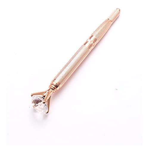 Pinkiou Tattoo Stift Strass Design handgemachte Microblading Stift für Augenbrauen Farbe Make-up (Gold)