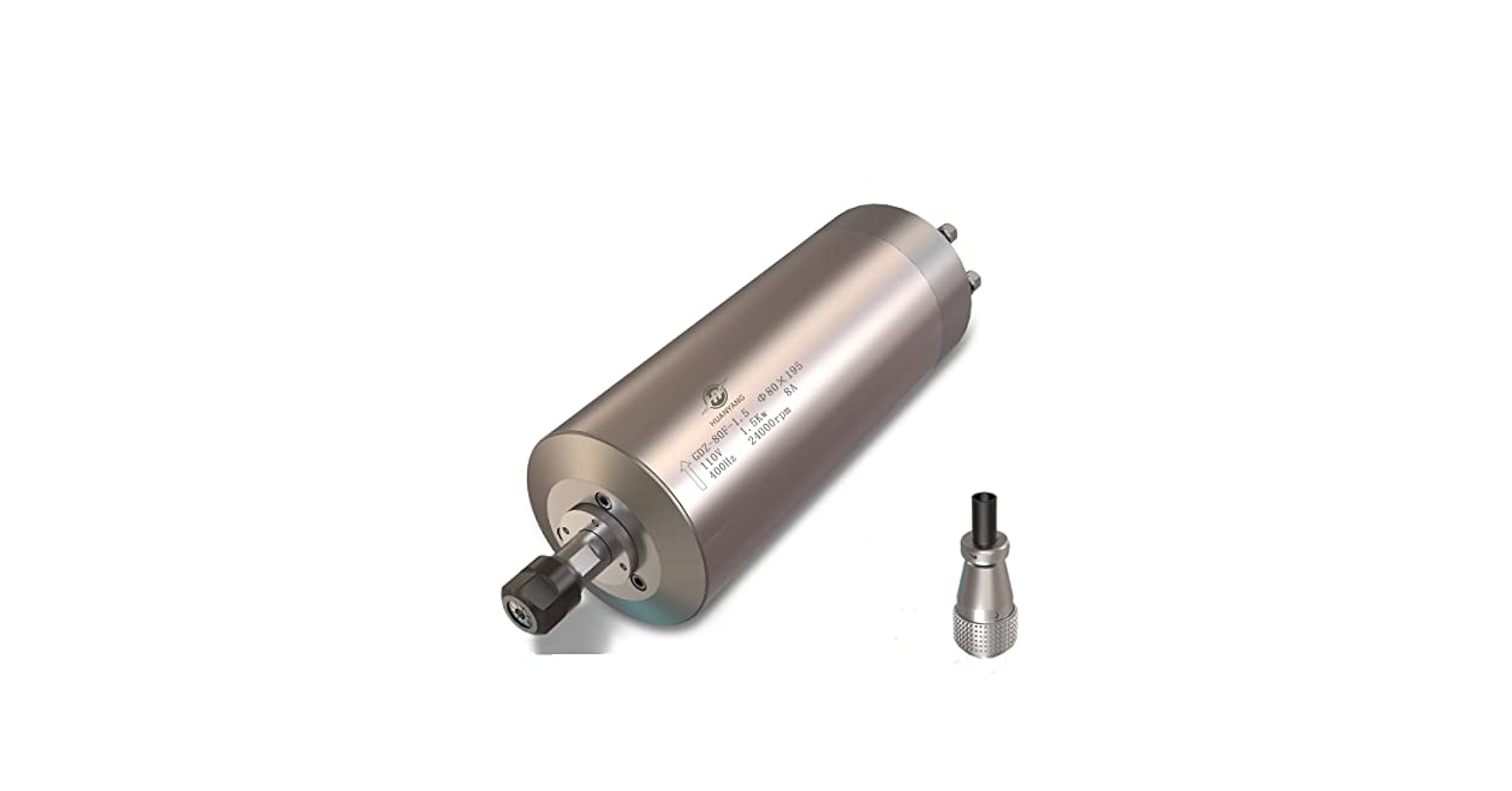HY HUANYANG Water Cooled VFD Spindle Milling Motor 110V 1.5