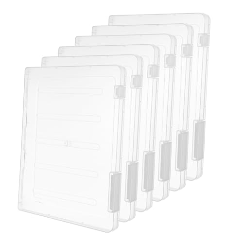 Boîtes de rangement transparentes étanches et empilables pour protéger vos documents de bureau