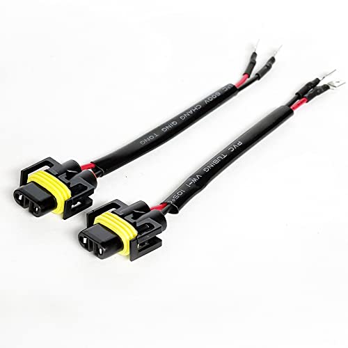 Image of O-NEX 2X H11 to H11B Adapter Pigtail Wiring Harness Plug Female Adapter Socket Connector for HID LED Headlight Fog Light Retrofit