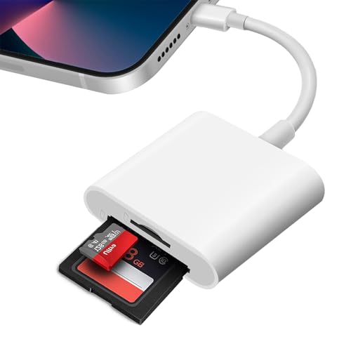 USB C SD Card Reader,sd card reader usb c,usbc sd card reade,Applicable for iPhone15/ Pro Max/Pro, iPad Pro/Air etc:Compatible with iphone, it is located in theBrowse、Files section when connecting.