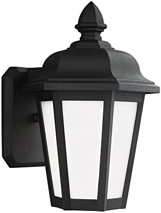 Sea Gull Lighting 89822-12 Brentwood Outdoor Wall Sconce, 1-Light 60 Watts, Black