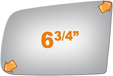 Burco 2475 Driver Side Replacement Mirror Glass for 1988-1993 FORD FESTIVA