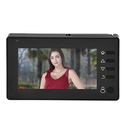 Campainha de vídeo, visor de olho mágico PIR Detecção de movimento com tela infravermelha de 4,3 pol