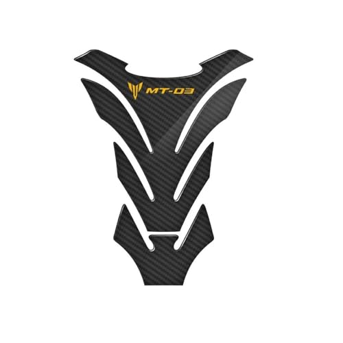Protège-réservoir moto MT-03 en carbone pour protection de carburant