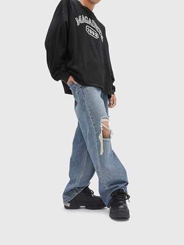 Men's Leather Platform Oxfords Round Toe Chunky Heel Lug Sole Work Dress Shoes Soft Non-Slip Business Formal Derby Casual Shoes Lace Up Platform Sneakers for Men4