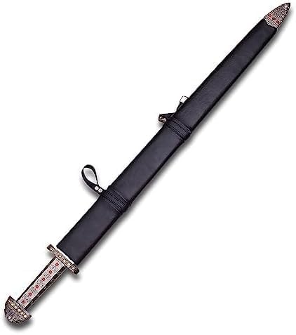 40 Inch Viking Sword of Ragnar Lothbrok - Viking Sword of Kings Ragnar Sword - Real Functional Swords - Real Vikings Sword Norse Swords |Medieval Sword| Gift for him - Image 6
