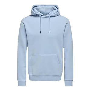ONLY & SONS Onsceres Sweat Noos Hoodie, Cerulean., S
