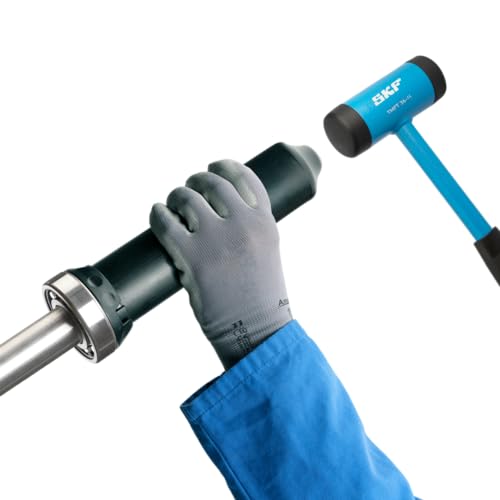 SKF TMFT 36 Bearing Fitting Tool Kit, 36 Impact Rings, 3 Impact Sleeves, Dead-Blow Hammer, Carry Case