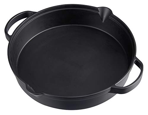 Campingaz Padella in Ghisa con Griglia in Acciaio Inossidabile, Pentola Larga e Rotonda per BBQ, Ø 31,6 cm - immagine 3