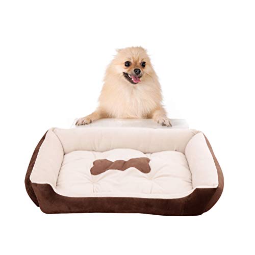 Tapete para cama de cachorro Canil Macio Pet Dog Filhote de cachorro Cama quente Casa de pelúcia Nin
