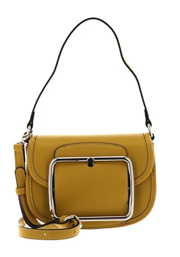 Sac à épaule bandoulière Grurup SEIDENFELT MANUFAKTUR Saddle Bag jaune moutarde