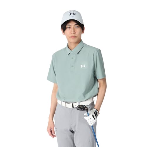 アンダーアーマー（UNDER ARMOUR） ゴルフウェア Match play 半袖 ポロシャツ 6003633 348（グリーン/３Ｌ/Men's）