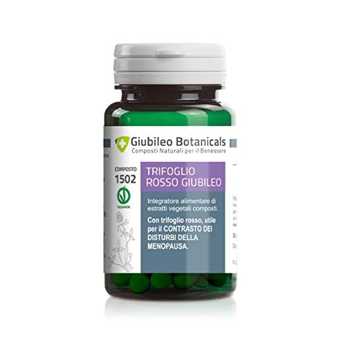 Integratore 100% naturale con TRIFOGLIO ROSSO Utile per il Contrasto dei Disturbi della Menopausa, con PASSIFLORA per il Fisiologico Rilassamento - 50 capsule PER 50 GIORNI DI TRATTAMENTO!!