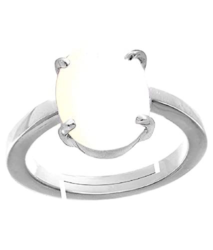 Opale australienne blanche de 10,43 carats certifiée Aa++ pour bague d'astrologie