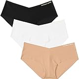 Victoria's Secret 3 Womens Hiphuggers Seamless Panties Nude Medium