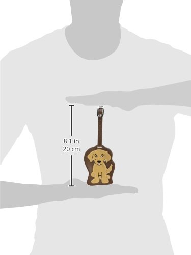 FouFou Dog Luggage Tag Golden Retriever, 4 Inches - Image 4