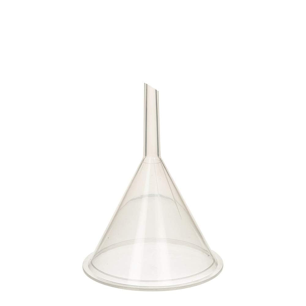 AANIJ® Polypropylene Plastic Analytic funnel long stem 50 mm (Pack of 1)
