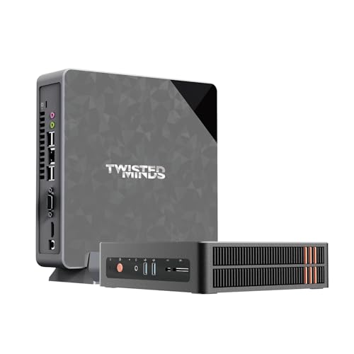Twisted Minds TM-MPN95-256 Mini PC | Intel Processor N95 (12th Gen Alder Lake-N up to 3.4 GHz) 8 GB DDR4 256 GB NVMe SSD Intel UHD Graphics Windows 11 Pro Compact Desktop