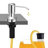 Sink Soap Dispenser for Kitchen Sink, Countertop Built in Sink Soap Dispenser with 47”Extension Tube