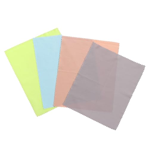SEWOART 4stücke Mikrofasertücher Für Brillen Und Musikinstrumente Reinigungstücher Gemischten Farben Für Bildschirme Handys Und SEWOART 4stücke Mikrofasertücher Für Brillen Und Musikinstrumente Reinigungstücher Gemischten Farben Für Bildschirme Handys Und