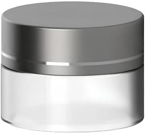 35 ml Boş Şeffaf Cam Seyahat Krem ve Organizer Kavanozu Kozmetik Şişesi
