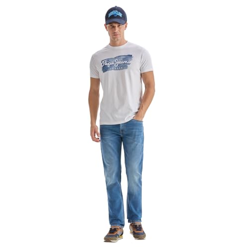 Image of Pepe Jeans Men T-Shirt|Cotton|Slim Fit