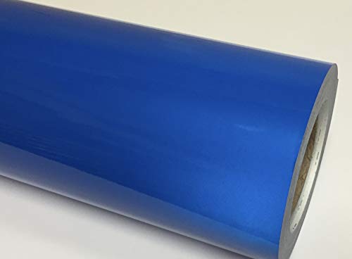 Paper Street Plastics Reflective Tape (Blue, 4 inch x 25 ft)