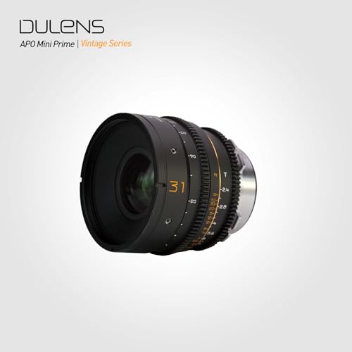 Image of DULENS APO Mini Prime 31mm T2.4 Cine Lens Large Aperture Manual Focus (Black, EF)
