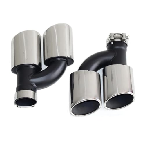 Dual Stainless Steel Exhaust Tips for Audi S7