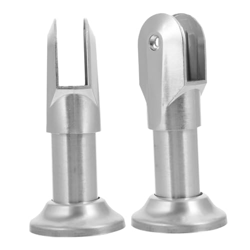 Support stable et résistant pour panneau de WC collectif en inox - 5