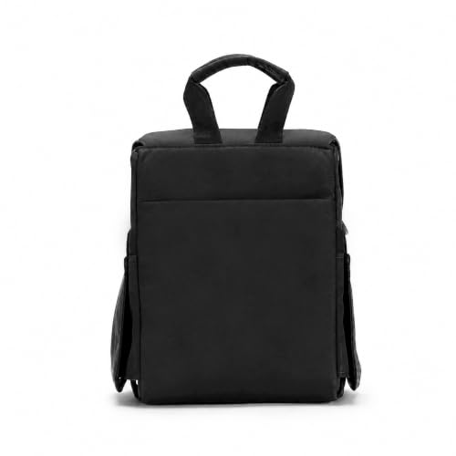 Image of Carriall Nova Lunch Bag for Office - Tiffin Bag with Bottle Holder & 6-Pocket Organizer | Spill-Resistant, Detachable Strap | 6.7L | Men & Women | Black