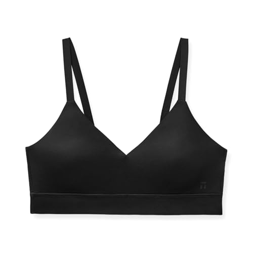 Image of Tommy John Women's Bralette, Triangle, Second Skin Fabric, No Underwire with Adjustable Straps & Removable Pads (A-C)