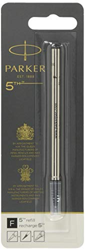 Parker 5TH Recharge Pointe Fine Encre Noire