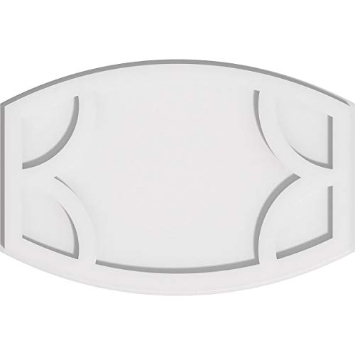 Image of Ekena Millwork CMP20X13KY Kailey Architectural Grade PVC Contemporary Urethane Ceiling Medallions 20 inchW x 13 3 /8 inchH x 10 3 /4 inchC x 1 inchP