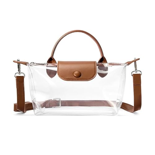 Bolso transparente para conciertos con correa ajustable de PVC
