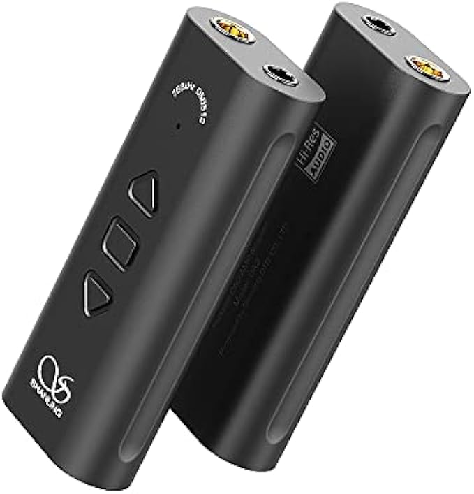 SHANLING UA3 Portable Headphone Amplifier,Tiny Earphone Amps with Volume Control,USB DAC Balanced High Resolution,Sup 32bit/768kHz DSD512|3.5mm&4.4mm Jack,for Phone/Player/Nintendo Switch/PC (Black)