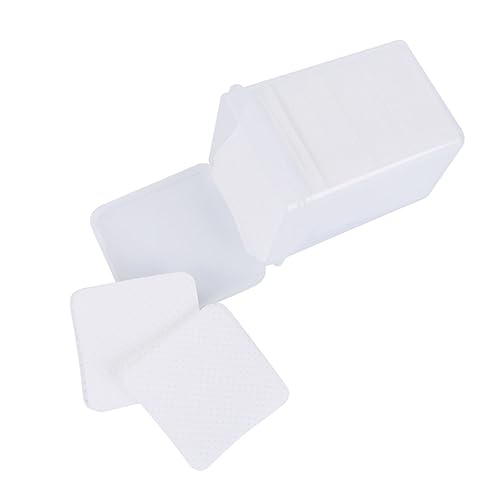 WOFASHPURET 1 Box Nail Discharge Cotton Pad for Glue Removing Reusable Cotton Pad for Cleaning Nails