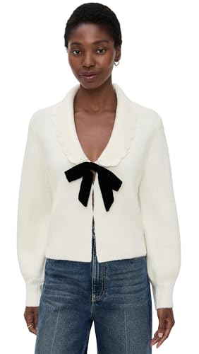 WAYF Women's Sloane Bow Cardigan