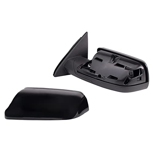 TRQ Driver Side Power Heated Memory Mirror Smooth Black Paint to Match Compatible with 2013-2019 Ford Flex FO1320622 by TRQ - Image 9