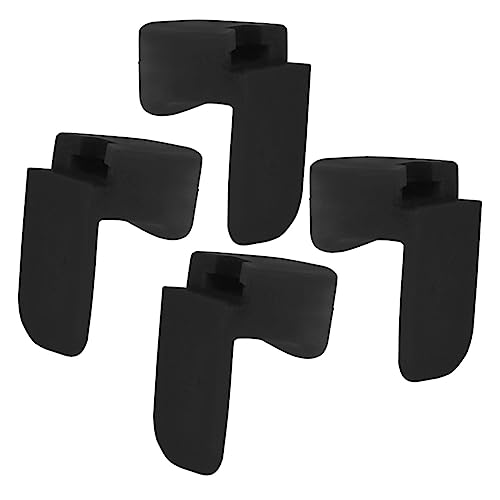 COSMEVIVI 4pcs Clarinet Thumb Rest Clarinet Accessory Fingers Instruments Thumb Accessories Support Caps Instrument Rest Finger-tip Pads Finger Size Black