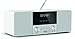 Produktbild TechniSat DIGITRADIO 4 - Stereo DAB Radio (DAB+, UKW, Bluetooth-Audiostreaming (Empfang), Kopfhöreranschluss, AUX-Eingang, Radiowecker, OLED Display, 20 Watt RMS, Elac Lautsprecher) weiß