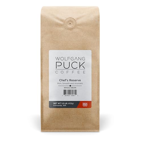 Wolfgang Puck Coffee, Chef's Reserve, Café en grano, 1 lb miniatura 1