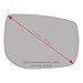 New Convex Mirror Glass with Full Size Adhesive for 2019-2025 Subaru Ascent 2017-2025 Impreza 2018-2019 Legacy Outback Passenger Side View Right RH
