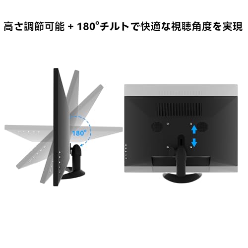 undefined 15.6インチモニター 小型 ディスプレイ 液晶ディスプレイ モニター/HDMI VGA AV BNC USB ポート/1600x900/16:9/140°視野/VESAマウント/スピーカー内蔵/リモコン の商品画像 5